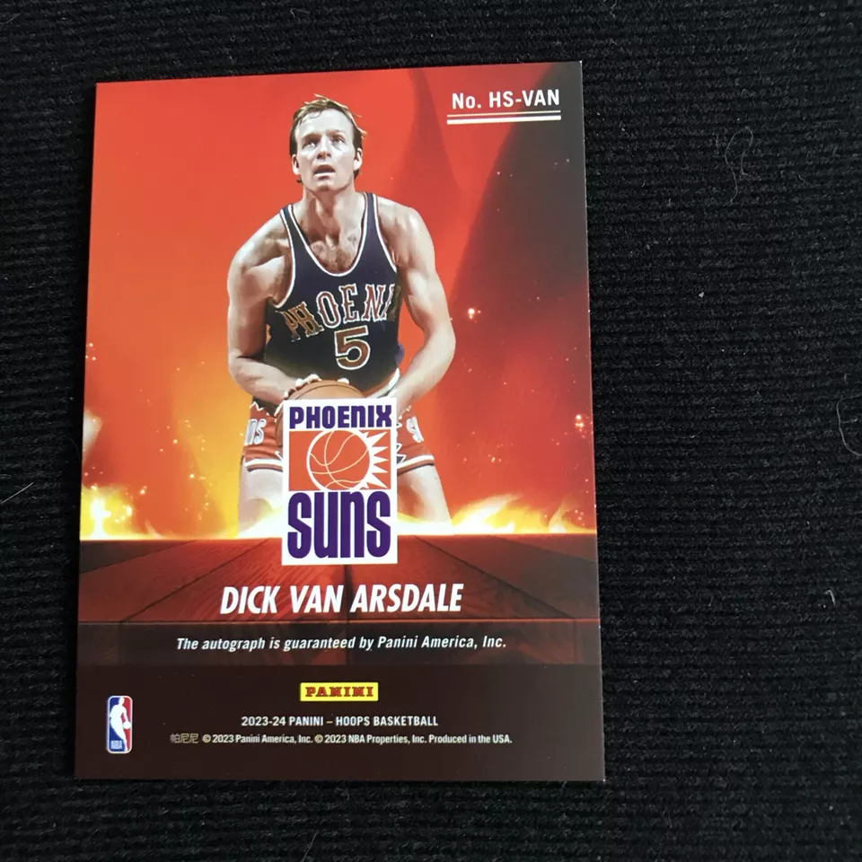 2023-24 NBA Hoops Dick Van Arsdale Hot Signatures Auto Autograph #HS-VAN Suns - Image 2 of 2