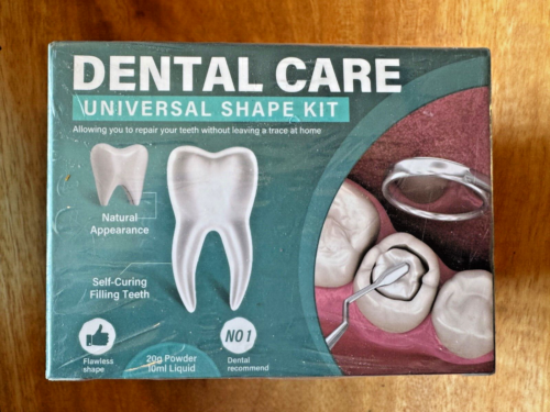 Dental Care Kit Tooth Repair Universal Shape Kit Self-Curing Filling Teeth- NEW