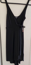SZ XS EXPRESS WOMENS BLACK DRESS COCKTAIL PARTY Wrap Sleeveless