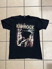 KID ROCK 2015 Tour Shirt sz-L &ldquo; FIRST KISS CHEAP DATE TOUR &ldquo; size tag torn a bit