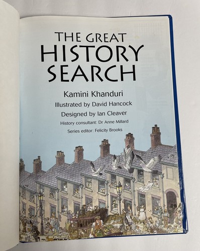 Usborne Great History Search Kinderbilderbuch Kamini Khanduri Hardcover - Bild 4 von 4