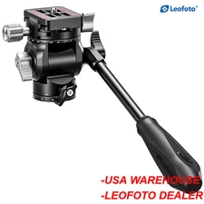 Leofoto BV-0R Mini Fluid Head with Panoramic Clamp / QR Plate / Tilt Lock
