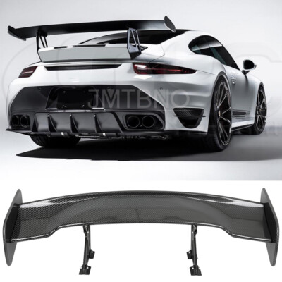 47'' Carbon Fiber Car Rear Trunk Spoilers Wing GT Style For Porsche 911 Carrera