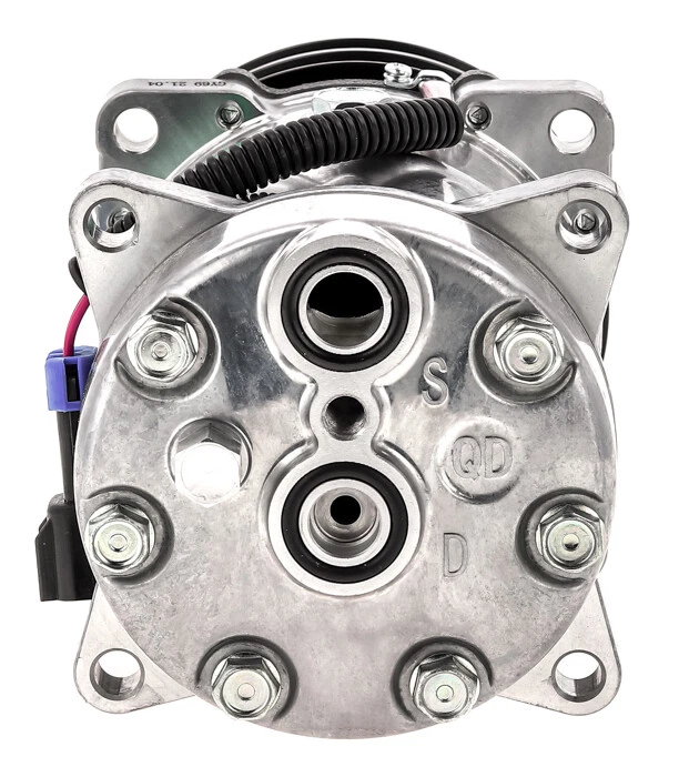 AC Compressor SD7H15 fits Chevrolet / GMC / Mack / Volvo QR - Image 4 of 4
