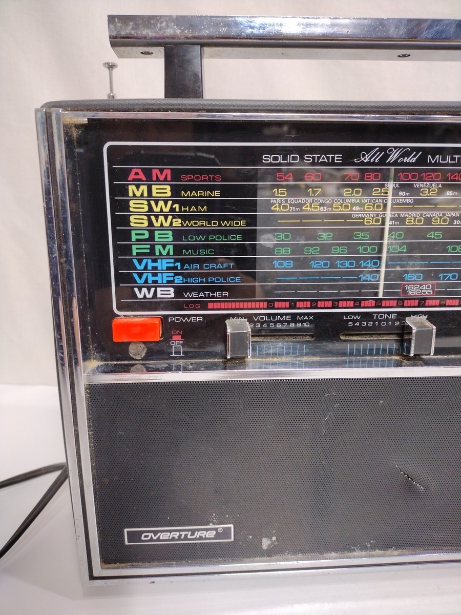 Overture Solid-state Multi Band Vintage Works Radio Made in
