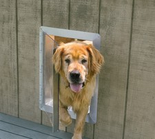 Dog Vue Kennel Door for indoor and outdoor dog kennels, dog houses and sheds