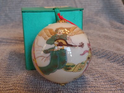 Li Bien Christmas Glass Ball Ornament 3 Musical Angels | eBay