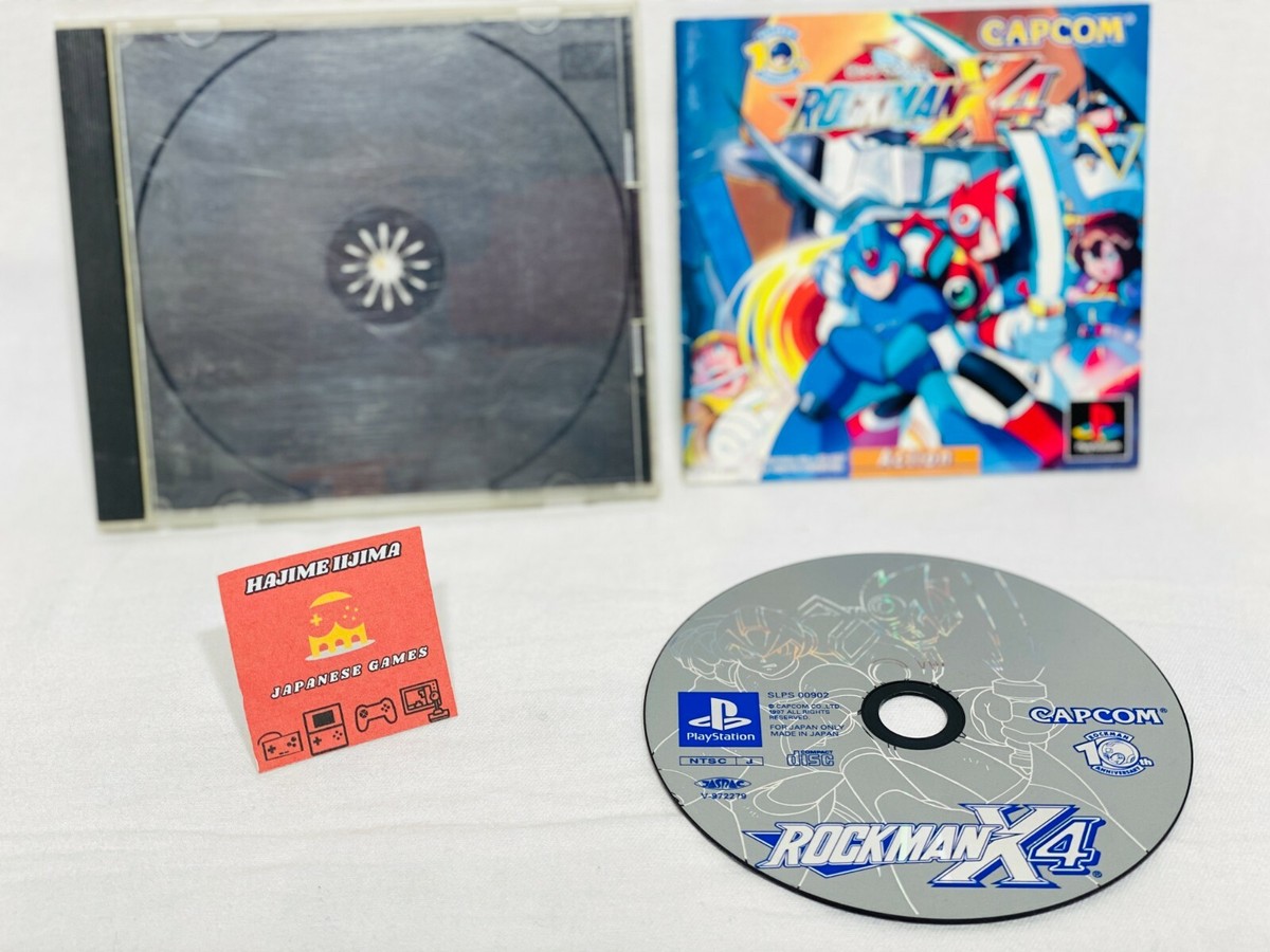 Sony Play Station 1 Rockman X4 Megaman X4 PlayStation1 PS1 JP