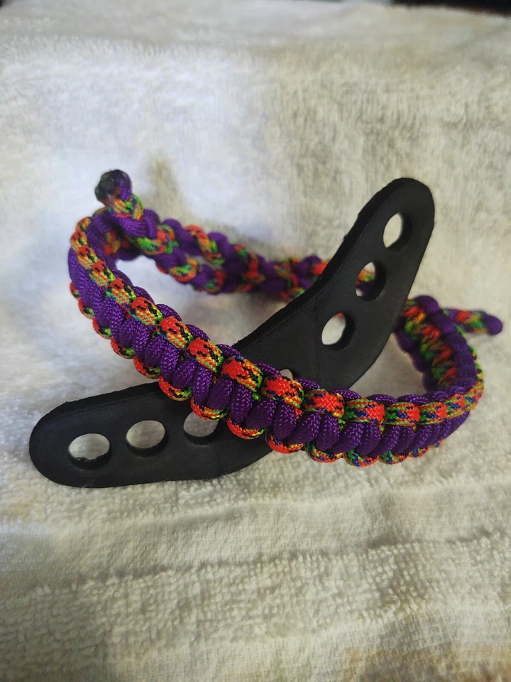 Archery Neon acid purple & Calypso Bling Sling bow wrist strap FREE SHIP Mathews - Image 4 of 4
