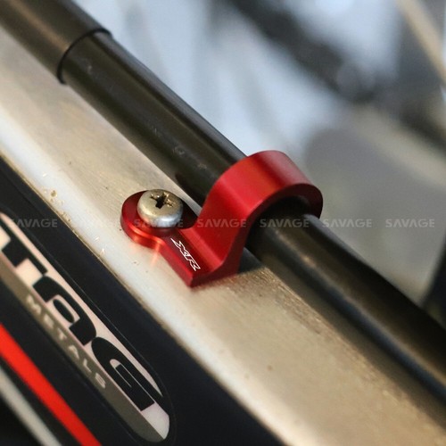 Abrazadera guía de manguera de freno trasera delantera con logotipo XR para HONDA XR400R 1996-2004 XR250R - Imagen 11 de 22
