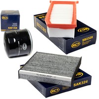 Inspektionspaket Filterset SCT FüR Dacia Logan Sandero II Renault Clio IV Captur
