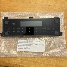 Midea Stove MES30S2AST Ui Control Display Board Assembly 17171100003504