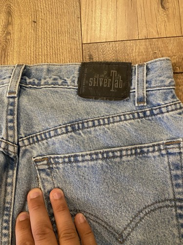 Vintage Levis Silvertab Baggy Jeans Men's 32x32 Skater 90’s USA Made - Picture 6 of 8