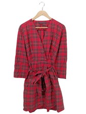 ZARA WOMAN Abito di maglia Donna Abito Taglia IT 42 rosso-blu-giallo pallido