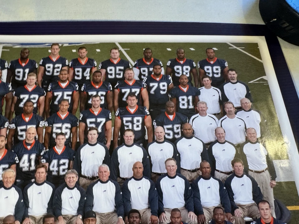 2006 Buffalo Bills Team foto pôster Kyle Williams Willis McGahee NFL - Imagem 4 de 4