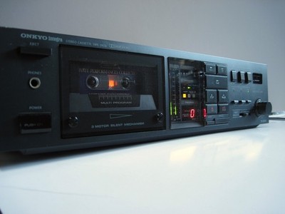 Magnétophone à Cassette Onkyo TA-2044 - 3 Moteurs, 2 Têtes - Très Bon état
