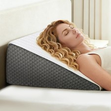 Wedge Pillow for Sleep Apnea, Acid Reflux, Snoring Relief, Cooling Memory Foam