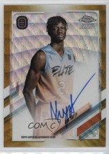 2021 Topps Chrome OTE Overtime Elite Gold Wave Refractor 16/50 Kok Yat Auto nd3