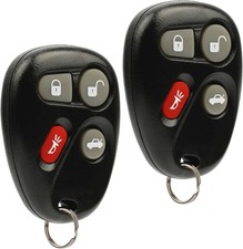 Key Fob Keyless Entry Remote fits Corvette Malibu SSR / Bonneville 2-Pack Black