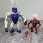 Vintage Primal Rage Lot of 2 Chaos & Blizzard Action Figures Rare Weapon Ape