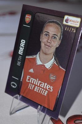 Beth Mead / Topps Merlin UCL 2021/22 / Numbered /25 / Arsenal FC