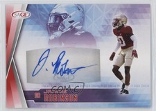 2022 SAGE Low Series Sneak Peek Auto Red Jammie Robinson #SPA-JR Auto 13nz