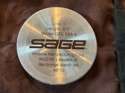 RARE Sage/Winslow Manufacturing Corp - GFL 583-4 Fly Rod | eBay