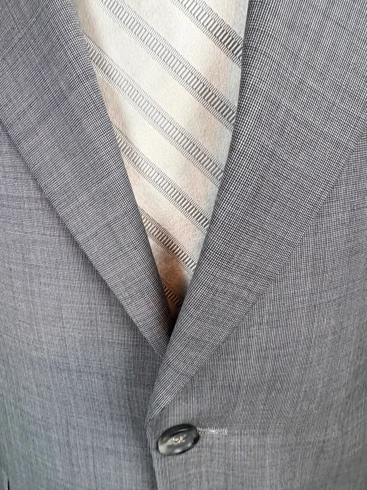 Traje Burberry London Gris 2 Botones 44 S/R e54 Foto 4 de 4