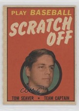 1970 Topps Scratch Off Unscratched Tom Seaver HOF hn8