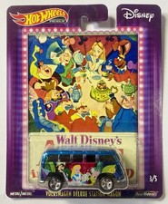 Hot Wheels Disney Alice In Wonderland Volkswagen Deluxe Station Wagon Metal
