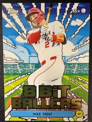 2026 Topps Celebration Mike Trout 8-Bit Ballers Insert #8B-8 Angels