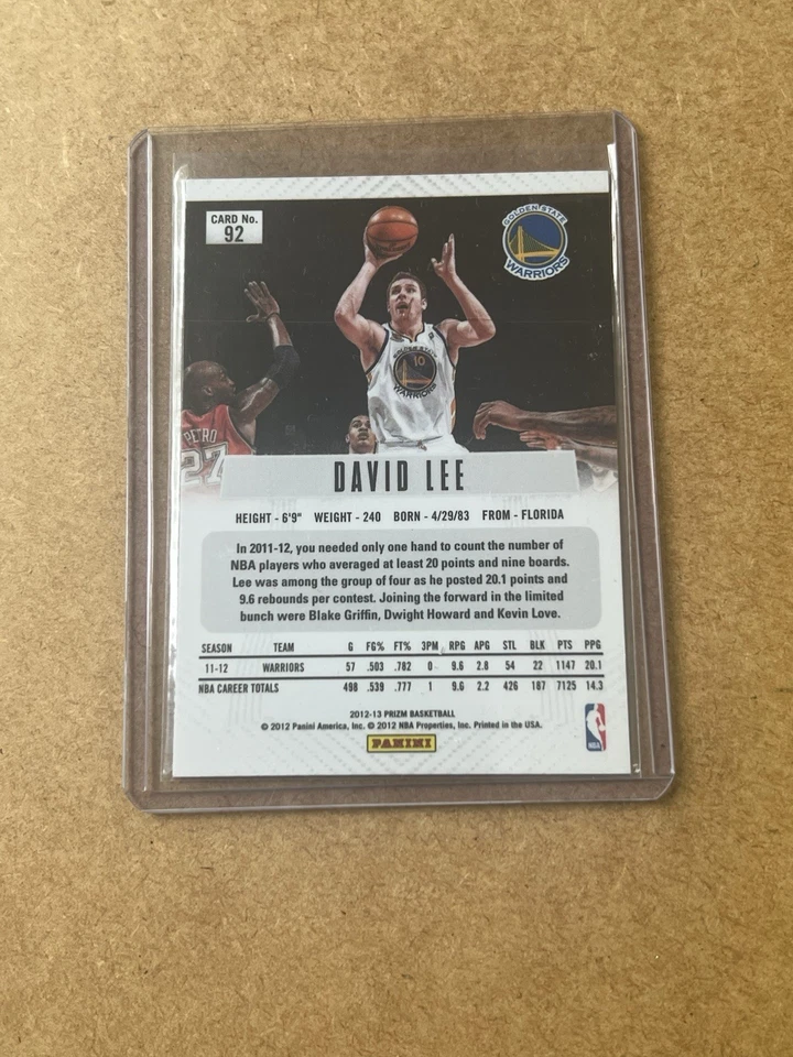 Panini Prizm 2012 David Lee Green Prizms refractor Holo SSP Foto 2 de 2