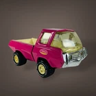 Pink Tonka Mini Pickup Truck 1970s Pressed Steel 8.5 Inch Vintage