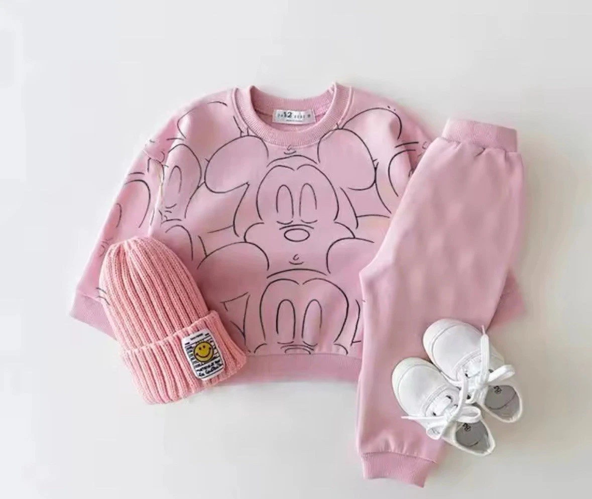 Mickey Minnie Mouse Baby Clothes Set 12m Pink