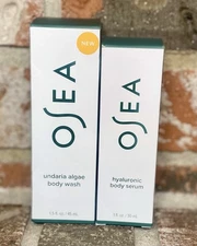 Osea 2 pc Set - Undaria Body Wash (1.5 fl oz), Hyaluronic Body Serum (1 fl oz)