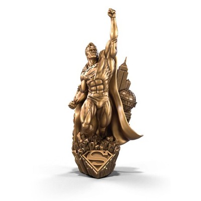 DC Comics SUPERMAN Justice League Cold-Cast Bronze Sculptures NEW