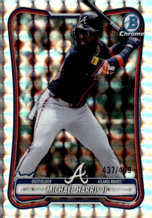 2026 Bowman Chrome Michael Harris II Geometric Refractor  #/499 Braves