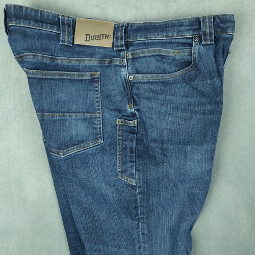Duluth Trading Co Jeans Mens 36x32 Dark Wash Ballroom Double Flex Relaxed Fit - Picture 6 of 14