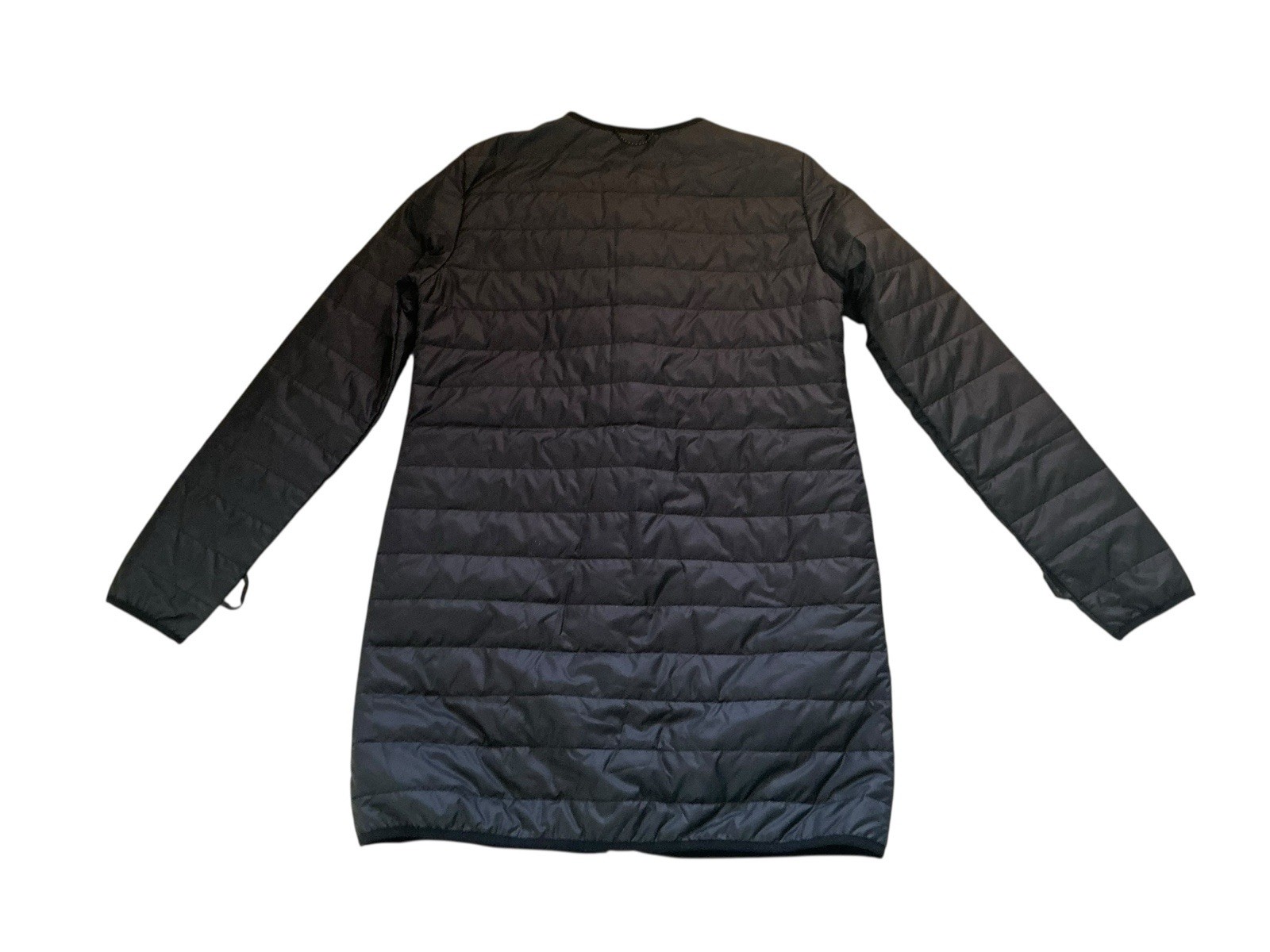 SACAI X NIKE Nike Giacca Donna Piccolo Cappotto Nero Primaloft Trapuntato Imballabile