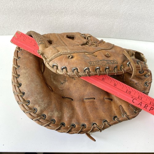"Guante de primera base de béisbol MacGregor de colección Ken Harrelson 12"" izquierda hecho en EE. UU. GB25 60s" - Imagen 8 de 10