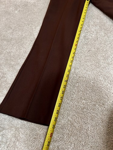 Vintage Farah Time Out West Poly Leisure Pants Suit Set Brown Pearl Snap L/XL - Picture 18 of 20