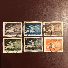 Poland stamps 1948 USED Airmail Centaur