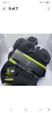 U.S. Polo Assn Socks Mens 6-12 Black 6 Pair Low Cut Cushion Performance New