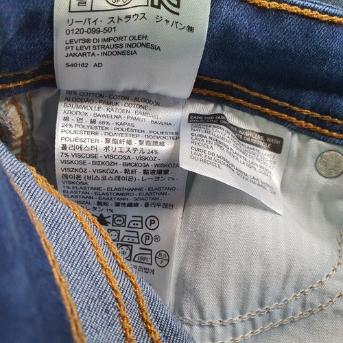 Levis Demi Curve Denim Jeans Womens Size W: 25 x L: 30 Low Rise Skinny - Bild 7 von 11