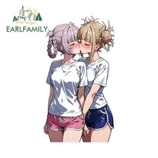 EARLFAMILY 5.1" Nanakusa Car Sticker Removable Trolley Artistic Vehicle Decal