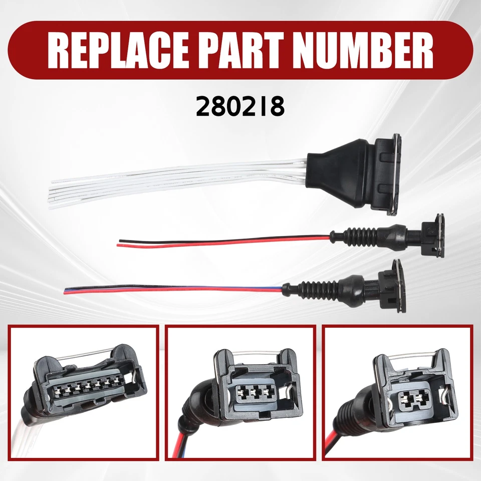 Nuevo kit de conector de arnés de cableado AFM TPS inyector de combustible para Datsun 1975-1984 Foto 2 de 4