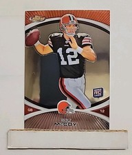 2010 Topps Finest Colt McCoy RC #77 Rookie Cleveland Browns P1
