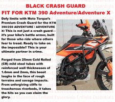 MOTO TORQUE BLACK CRASH GUARD FIT FOR KTM 390/250 Adventure/Adventure X