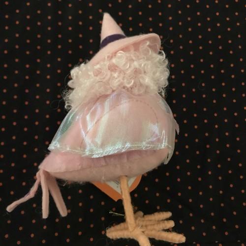 2025 Target Hyde and Eek! Featherly Friends Glitzy Witch Bird 6" Halloween - Picture 4 of 4