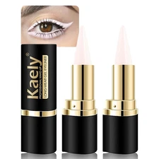 evpct 2Pcs Pastel Pink Gel Eyeliner Pencil Waterproof for Women Eye Face Pain...